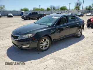 2013 Kia Optima LX with VIN 5XXGM4A76DG149572, listed as a Copart auction lot 43542475 with 186,020 mi miles and Salvage Title. Bid and sale history available at carsss.com. Image 1.
