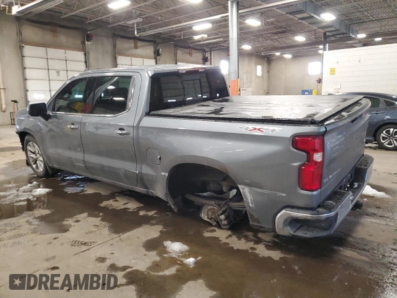 2020 Chevrolet Silverado 1500 LTZ with VIN 3GCUYGED2LG326090, listed as a Copart auction lot 47846505 with 63,277 mi miles and Salvage Title. Bid and sale history available at DreamBid. Image 2.