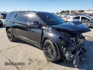 2019 Chevrolet Traverse Premier with VIN 1GNERKKWXKJ238077, listed as a Copart auction lot 81751044 with 77,856 mi miles and Salvage Title. Bid and sale history available at carsss.com. Image 4.