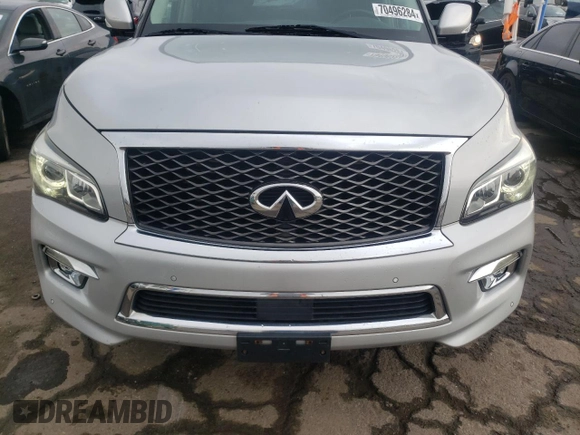 2015 Infiniti QX80 with VIN JN8AZ2NE4F9087405, listed as a Copart auction lot 70496284 with 207,470 mi miles and Clean Title. Bid and sale history available at carsss.com. Image 12.