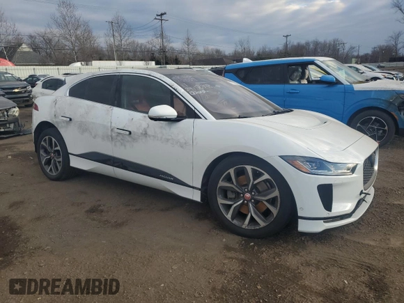 2020 Jaguar I-Pace HSE with VIN SADHD2S13L1F85932, listed as a Copart auction lot 87376284 with Not provided miles and Salvage title. Bid and sale history available at DreamBid. Image 4.
