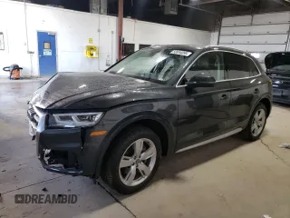 2018 Audi Q5 Premium Plus with VIN WA1BNAFY0J2234930, listed as a Copart auction lot 50654095 with 65,442 mi miles and Salvage Title. Bid and sale history available at carsss.com. Image 1.