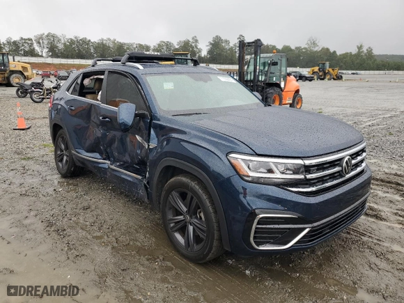 2020 Volkswagen Atlas Cross Sport 3.6L V6 SE w/Technology with VIN 1V2YE2CA1LC226165, listed as a Copart auction lot 71938424 with 78,950 mi miles and Salvage Title. Bid and sale history available at carsss.com. Image 4.