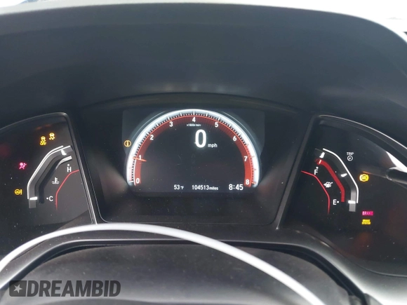 2017 Honda Civic Sedan Si with VIN 2HGFC1E52HH700736, listed as a IAAI auction lot 41785831 with 104,513 mi miles. Bid and sale history available at carsss.com. Image 7.