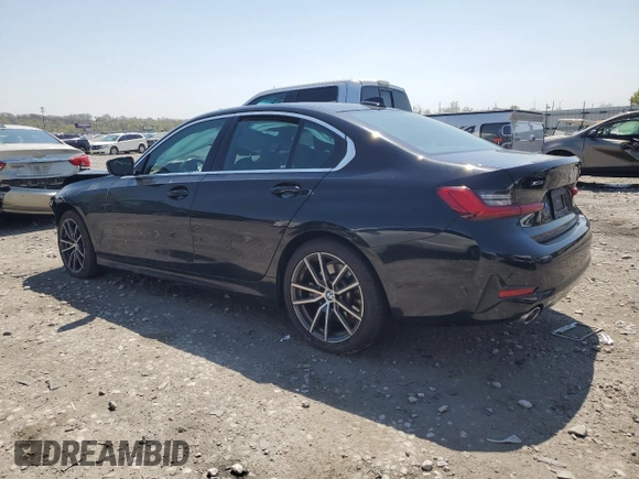 2020 BMW 3 Series 330i xDrive with VIN 3MW5R7J02L8B06525, listed as a Copart auction lot 53407385 with Not provided miles and Salvage title. Bid and sale history available at DreamBid. Image 2.