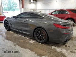 2021 BMW 8 Series M850i xDrive with VIN WBABC4C08MCE91845, listed as a Copart auction lot 67661964 with 6,002 mi miles and Salvage Title. Bid and sale history available at carsss.com. Image 2.