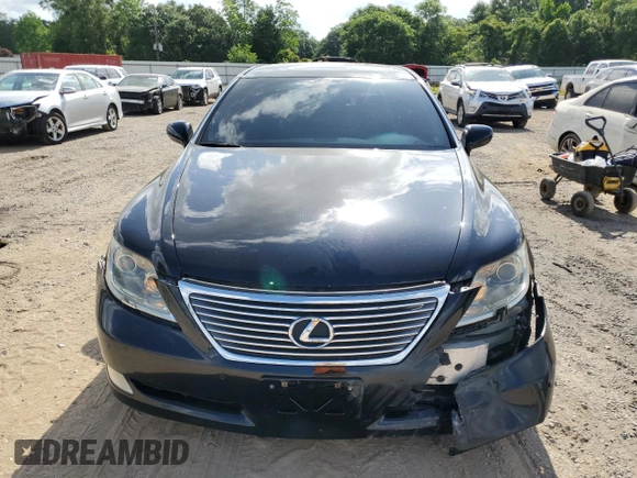 2007 Lexus LS 460 with VIN JTHBL46F975030225, listed as a Copart auction lot 54592425 with 226,524 mi miles and Salvage Title. Bid and sale history available at DreamBid. Image 5.