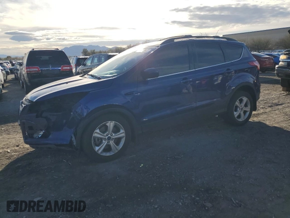 2016 Ford Escape SE with VIN 1FMCU0G92GUC66527, listed as a Copart auction lot 48370845 with 95,487 mi miles and Salvage Title. Bid and sale history available at carsss.com. Image 1.