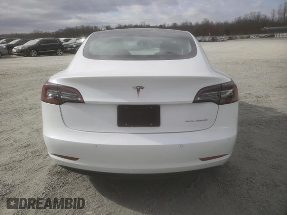 2020 Tesla Model 3 Long Range with VIN 5YJ3E1EBXLF636977, listed as a Copart auction lot 49852305 with 65,236 mi miles and Salvage Title. Bid and sale history available at carsss.com. Image 6.