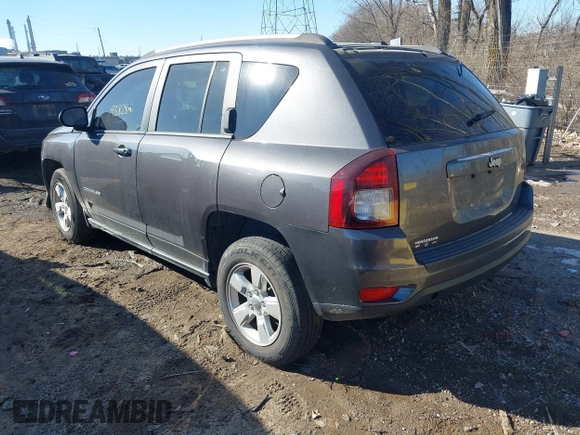 2017 Jeep Compass Sport with VIN 1C4NJCBB6HD132168, listed as a IAAI auction lot 41427644 with 97,000 mi miles and . Bid and sale history available at carsss.com. Image 3.