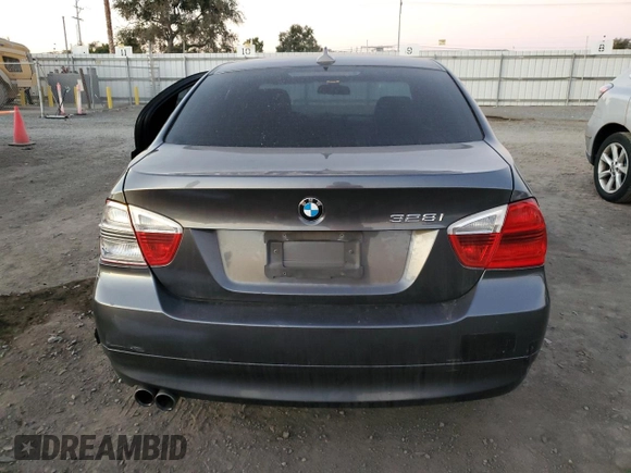 2008 BMW 3 Series 328i with VIN WBAVC57518NK77392, listed as a Copart auction lot 84467444 with 115,417 mi miles and Salvage title. Bid and sale history available at DreamBid. Image 6.