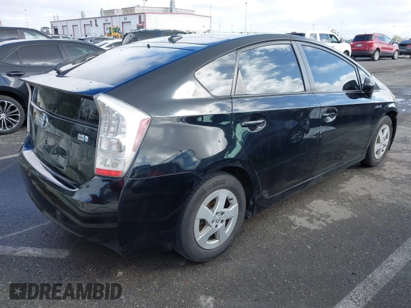 2010 Toyota Prius II with VIN JTDKN3DU2A0197960, listed as a IAAI auction lot 41550156 with 172,851 mi miles. Bid and sale history available at carsss.com. Image 4.