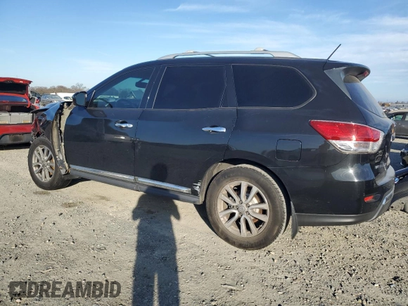 2016 Nissan Pathfinder Platinum with VIN 5N1AR2MN7GC620845, listed as a Copart auction lot 88787835 with 131,799 mi miles and Salvage Title. Bid and sale history available at carsss.com. Image 2.