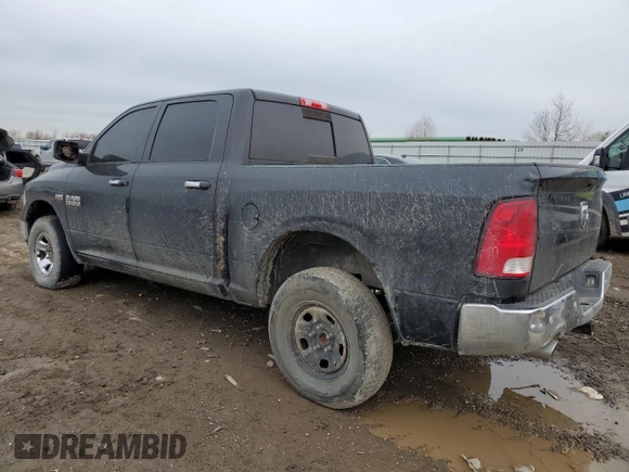 2018 Ram 1500 Big Horn with VIN 3C6RR6LT6JG151726, listed as a Copart auction lot 45282325 with 107,362 mi miles and Salvage title. Bid and sale history available at DreamBid. Image 2.