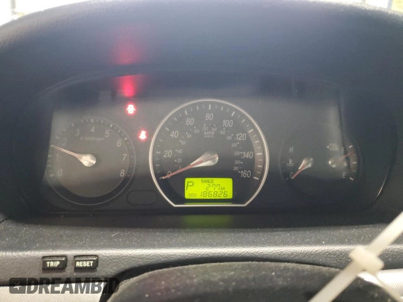 2006 Hyundai Sonata GLS with VIN 5NPEU46F86H012924, listed as a Copart auction lot 53334255 with 186,826 mi miles and Salvage Title. Bid and sale history available at DreamBid. Image 9.