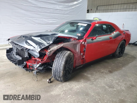 2022 Dodge Challenger R/T Scat Pack z VIN 2C3CDZFJ2NH200245, wystawiony jako Copart lot #51893385 z przebiegiem 3 407 mil mil oraz Szkoda całkowita • Salvage title. Historia ofert i sprzedaży dostępna na DreamBid. Obrazek 1.