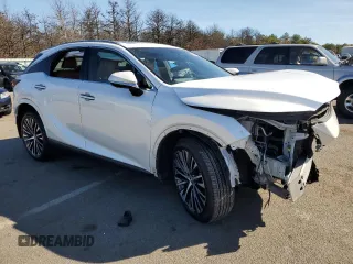 2023 Lexus RX with VIN 2T2BAMCA6PC018192, listed as a Copart auction lot 48638405 with 19,817 mi miles and Salvage Title. Bid and sale history available at carsss.com. Image 4.