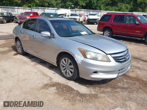 2011 Honda Accord EX-L with VIN 1HGCP3F81BA021154, listed as a IAAI auction lot 42642534 with 217,779 mi miles and . Bid and sale history available at DreamBid. Image 1.