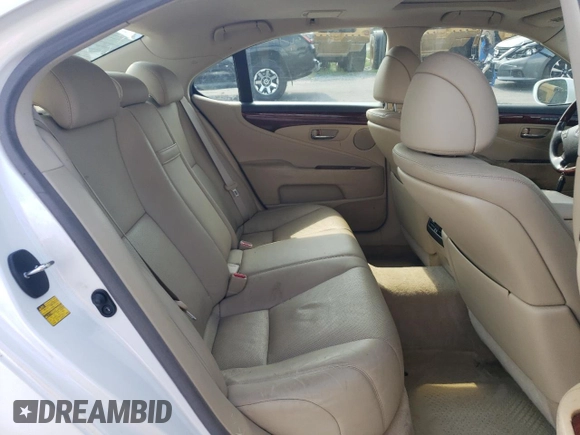 2008 Lexus LS 460 with VIN JTHBL46F485080239, listed as a Copart auction lot 64032705 with 157,873 mi miles and Salvage title. Bid and sale history available at DreamBid. Image 10.