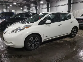 2016 Nissan LEAF S with VIN 1N4BZ0CP3GC312769, listed as a Copart auction lot 67622033 with 61,843 mi miles. Bid and sale history available at carsss.com. Image 1.