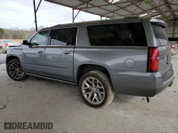 2018 Chevrolet Suburban Premier with VIN 1GNSCJKC1JR203318, listed as a Copart auction lot 44690745 with 120,137 mi miles and Salvage title. Bid and sale history available at DreamBid. Image 2.