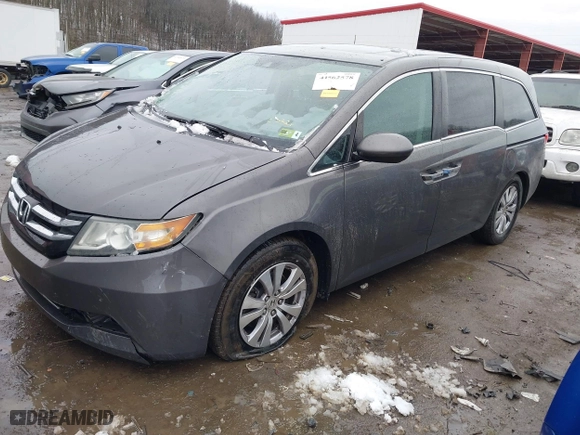 2016 Honda Odyssey EX-L with VIN 5FNRL5H64GB019392, listed as a IAAI auction lot 41562578 with 166,483 mi miles. Bid and sale history available at carsss.com. Image 17.