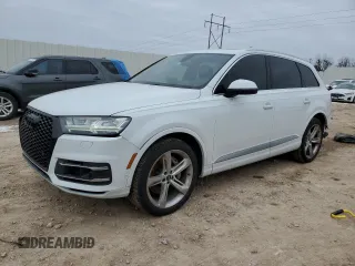 2019 Audi Q7 Prestige with VIN WA1VAAF79KD007533, listed as a Copart auction lot 46195905 with 69,555 mi miles and Salvage Title. Bid and sale history available at carsss.com. Image 1.