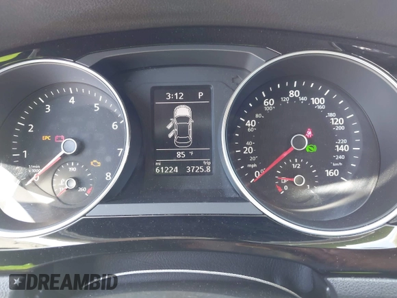 2017 Volkswagen Jetta SEL with VIN 3VWL17AJ6HM392417, listed as a IAAI auction lot 42684427 with 61,224 mi miles and . Bid and sale history available at DreamBid. Image 7.