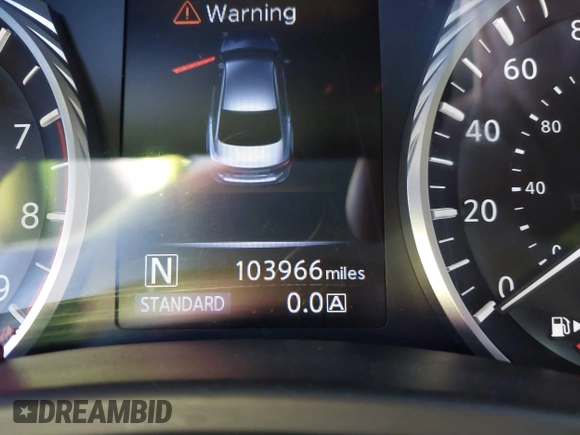 2018 Infiniti Q50 3.0t LUXE with VIN JN1EV7AP0JM592010, listed as a IAAI auction lot 41521512 with 103,966 mi miles. Bid and sale history available at carsss.com. Image 16.