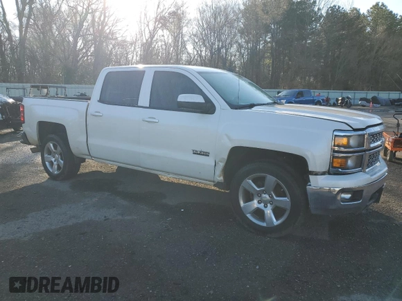 2014 Chevrolet Silverado 1500 LT with VIN 3GCPCREC0EG412841, listed as a Copart auction lot 48108645 with 121,265 mi miles and Salvage Title. Bid and sale history available at DreamBid. Image 4.