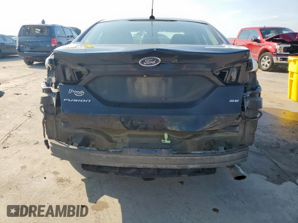 2016 Ford Fusion SE with VIN 1FA6P0H7XG5101444, listed as a Copart auction lot 59303725 with 168,127 mi miles and Salvage title. Bid and sale history available at DreamBid. Image 6.