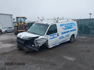 2007 Chevrolet Express Cargo with VIN 1GCFG15X971163915, listed as a IAAI auction lot 42267952 with Not provided miles and . Bid and sale history available at DreamBid. Image 2.