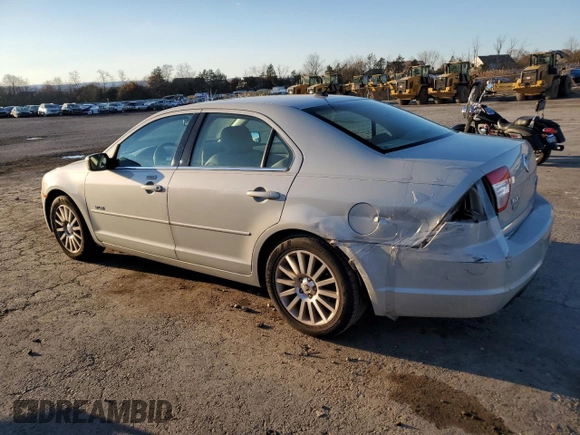 2008 Mercury Milan Premier with VIN 3MEHM02188R654834, listed as a Copart auction lot 79806114 with 102,149 mi miles and Salvage Title. Bid and sale history available at carsss.com. Image 2.