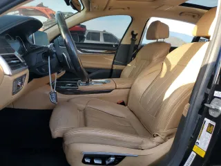 2017 BMW 7 Series 740i with VIN WBA7E2C30HG740620, listed as a Copart auction lot 85750464 with 116,850 mi miles and Salvage Title. Bid and sale history available at carsss.com. Image 7.