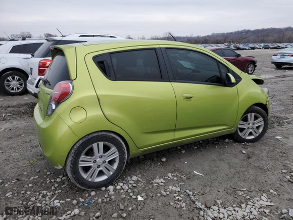 2013 Chevrolet Spark LS with VIN KL8CB6S97DC536902, listed as a Copart auction lot 44806755 with 170,052 mi miles and Salvage Title. Bid and sale history available at carsss.com. Image 3.