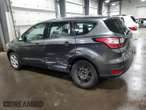 2017 Ford Escape S with VIN 1FMCU0F75HUC10955, listed as a Copart auction lot 48256975 with 70,458 mi miles and Salvage Title. Bid and sale history available at carsss.com. Image 2.