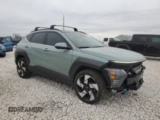 2025 Hyundai Kona Limited with VIN KM8HECA30SU187634, listed as a Copart auction lot 87868575 with 2,698 mi miles and Salvage Title. Bid and sale history available at DreamBid. Image 4.