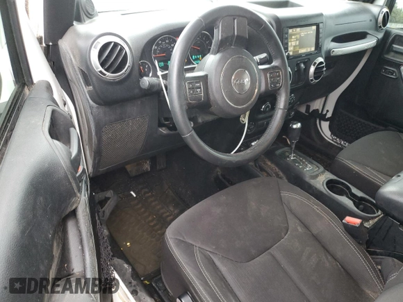 2013 Jeep Wrangler Sahara with VIN 1C4AJWBGXDL579341, listed as a Copart auction lot 55970815 with 105,961 mi miles and Salvage title. Bid and sale history available at DreamBid. Image 8.
