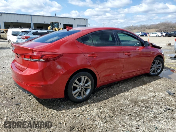 2017 Hyundai Elantra SE with VIN 5NPD84LFXHH198246, listed as a Copart auction lot 49688485 with 60,399 mi miles and Salvage Title. Bid and sale history available at DreamBid. Image 3.