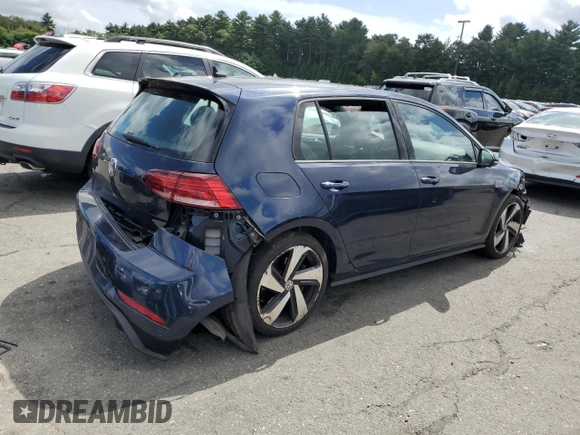 2019 Volkswagen Golf GTI S with VIN 3VW5T7AU2KM023770, listed as a Copart auction lot 69821274 with 36,978 mi miles and Salvage Title. Bid and sale history available at carsss.com. Image 3.