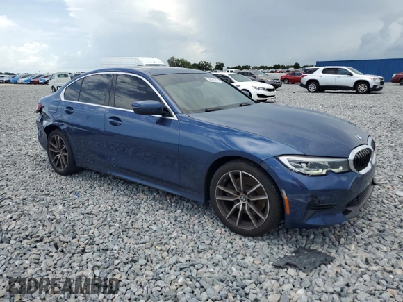 2022 BMW 3 Series 330i with VIN 3MW5R1J08N8C24403, listed as a Copart auction lot 59592785 with 32,166 mi miles and Salvage title. Bid and sale history available at DreamBid. Image 4.