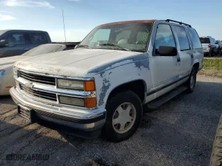 1996 Chevrolet Tahoe with VIN 1GNEC13R8TJ421533, listed as a Copart auction lot 76129824 with 190,015 mi miles and Non Repairable. Bid and sale history available at carsss.com. Image 1.