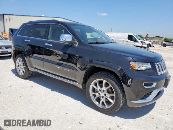2015 Jeep Grand Cherokee Summit with VIN 1C4RJFJG7FC838858, listed as a Copart auction lot 53750615 with 53,552 mi miles and Clean title. Bid and sale history available at DreamBid. Image 4.
