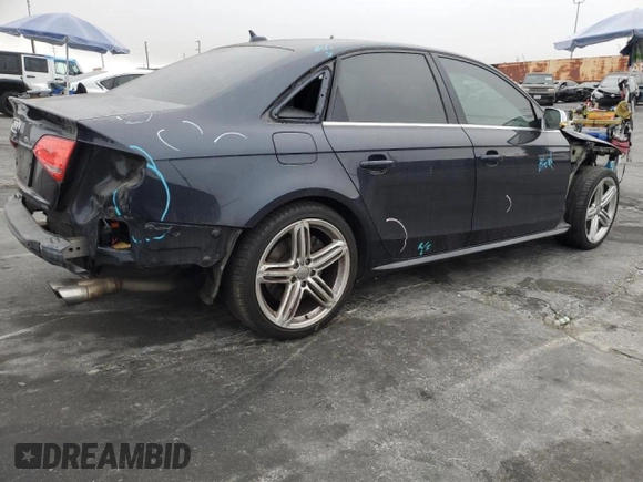 2012 Audi S4 Premium Plus with VIN WAUBGAFL6CA004593, listed as a Copart auction lot 80134974 with 93,822 mi miles and Salvage Title. Bid and sale history available at carsss.com. Image 3.