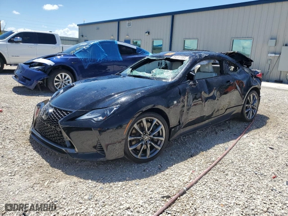 2019 Lexus RC with VIN JTHHA5BC2K5009615, listed as a Copart auction lot 64201584 with 0 mi miles and Non Repairable. Bid and sale history available at carsss.com. Image 1.