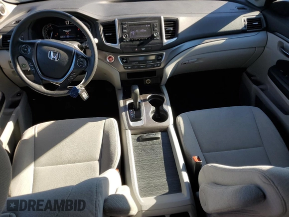 2016 Honda Pilot LX with VIN 5FNYF5H15GB026763, listed as a Copart auction lot 46741935 with 158,342 mi miles and Salvage Title. Bid and sale history available at DreamBid. Image 8.