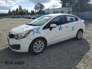 2013 Kia Rio LX with VIN KNADM4A38D6219536, listed as a Copart auction lot 72192754 with 74,307 mi miles and Salvage Title. Bid and sale history available at carsss.com. Image 1.