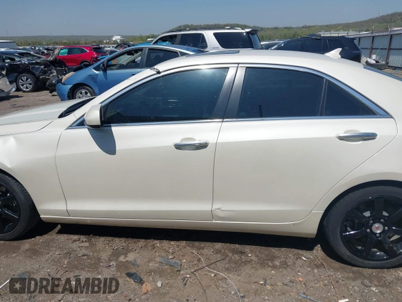 2014 Cadillac ATS Standard RWD with VIN 1G6AA5RA5E0161724, listed as a IAAI auction lot 41977910 with 81,205 mi miles and . Bid and sale history available at DreamBid. Image 15.