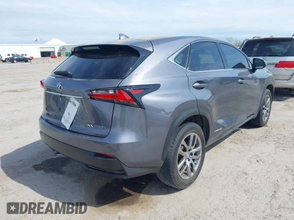 2015 Lexus NX 300h with VIN JTJYWRBZ7F2002355, listed as a IAAI auction lot 41888375 with 88,768 mi miles and . Bid and sale history available at DreamBid. Image 4.