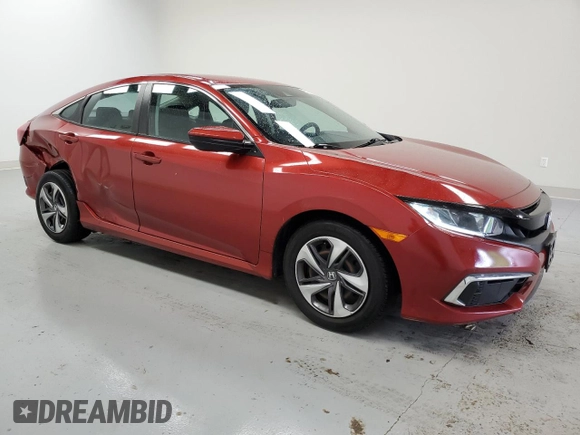 2020 Honda Civic LX z VIN 2HGFC2F66LH554489, wystawiony jako Copart lot #58268715 z przebiegiem 85 535 mil mil oraz Czysty tytuł • Clean title. Historia ofert i sprzedaży dostępna na DreamBid. Obrazek 4.